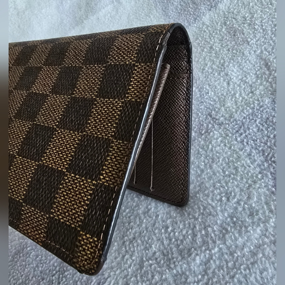 Louis Vuitton Brown Damier Ebene Brazza Wallet - Picture 2 of 11